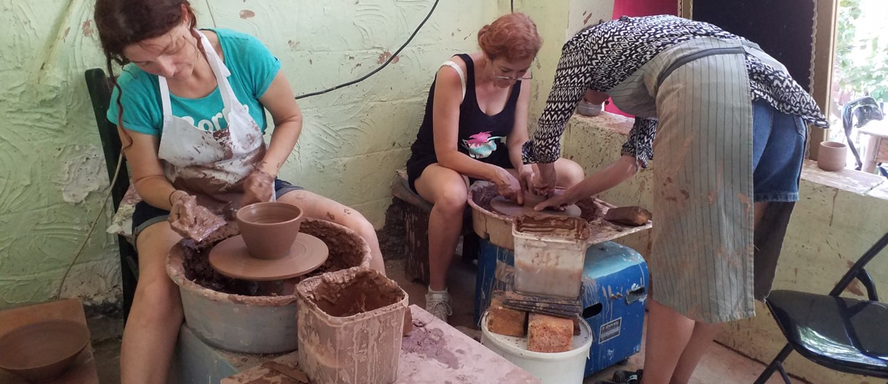 Artist Vassos Demetriou Creates Ceramics Workshop in Local Village