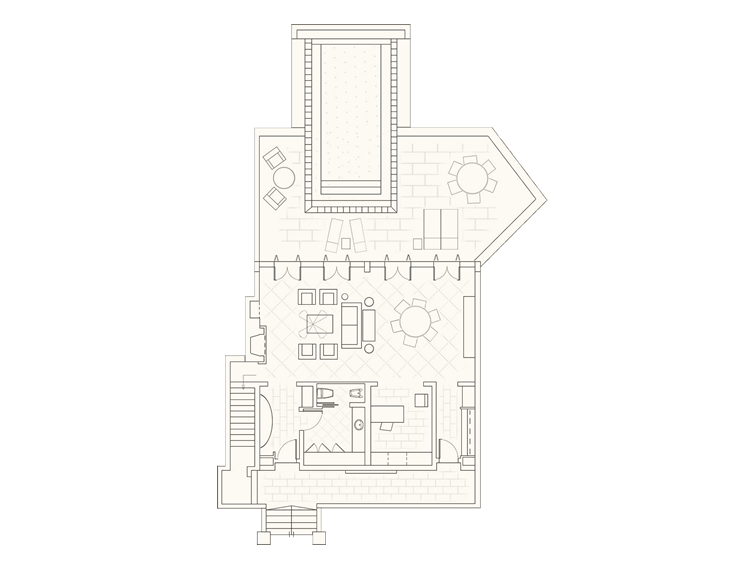 Alexandros Residence With Pool Layout