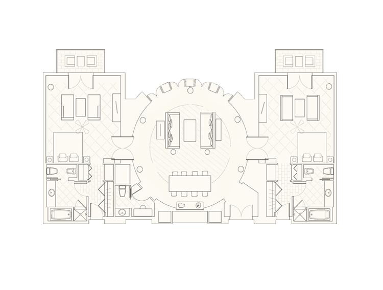 Anax Suite - Two Bedroom Layout