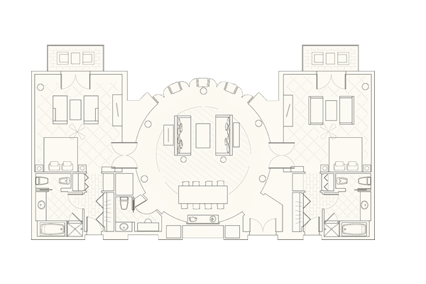 Anax Suite - Two Bedroom Layout