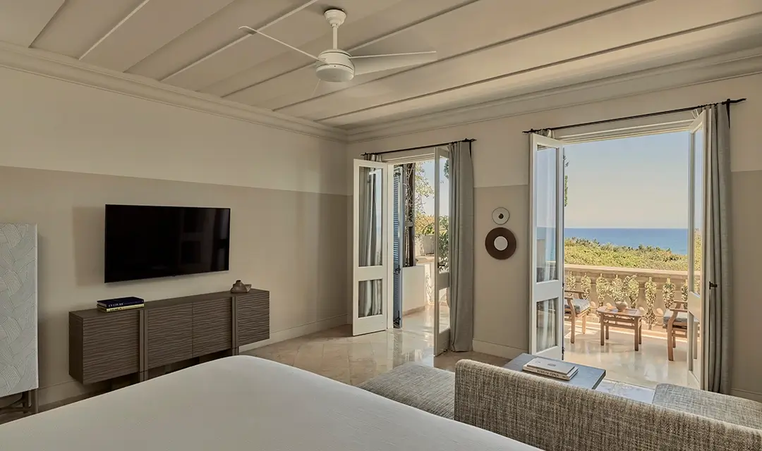 Garden studio suite sea view