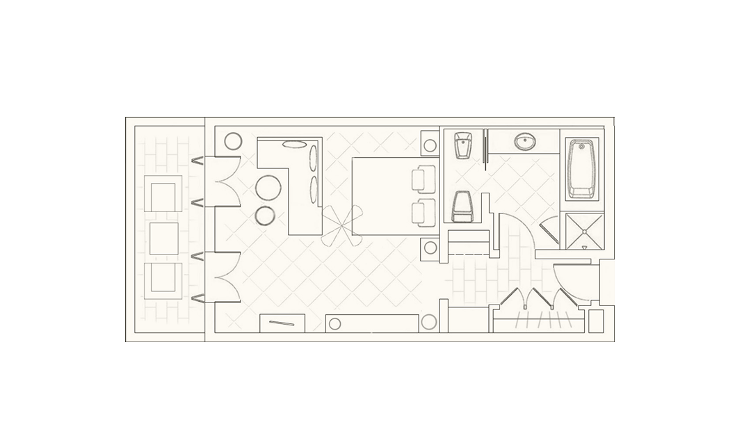 Garden Studio Suite layout