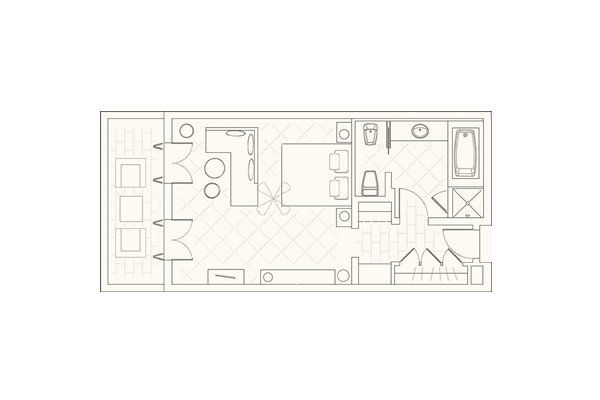 Garden Studio Suite Layout