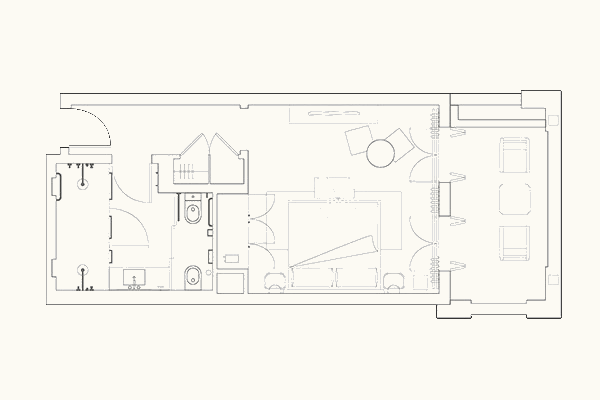 Garden View Room Layout
