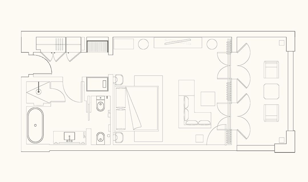 Garden Studio Suite layout