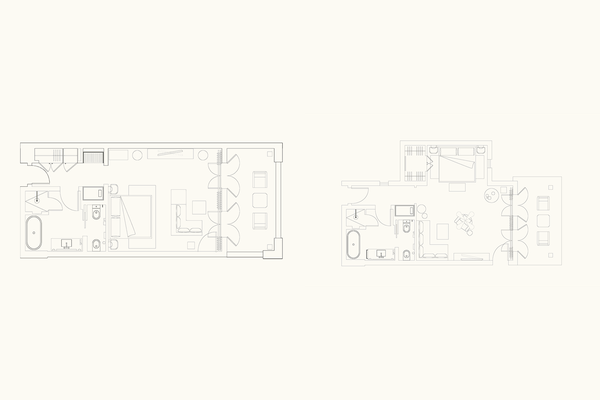Interconnecting Junior Suite & Garden Studio With Sea View